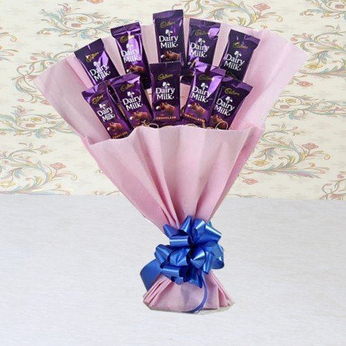 Chocolate and flower combo