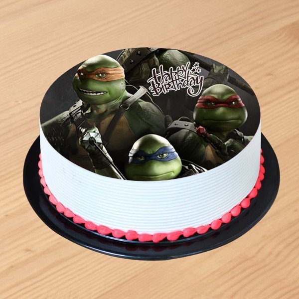 Turtle Ninja Photo cake