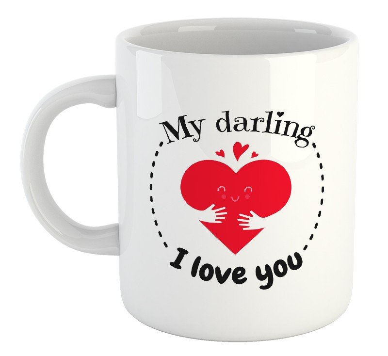 My Darling White Coffee Mug