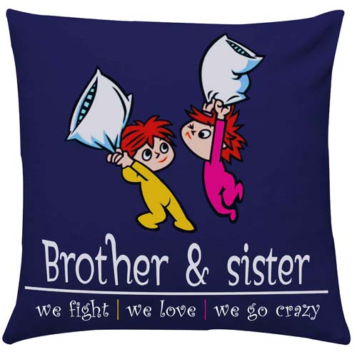 Crazy Brother Sister Cushion