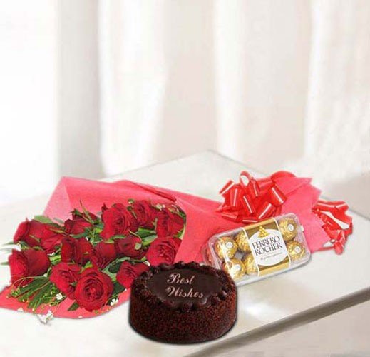 Rosy & Chocolaty Gift Combo