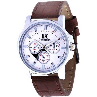 IIK-517M Round Shaped Analog Watch - for Men and Boys