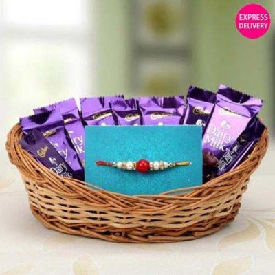 Rakhi with chocolates Online Delivery - Online Gifts Delivery 