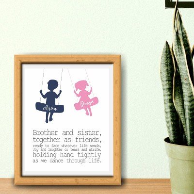 Swing Partners Personalized Frame