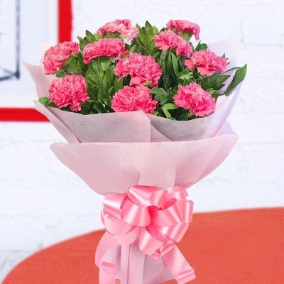 Valentine Carnation Bouquet
