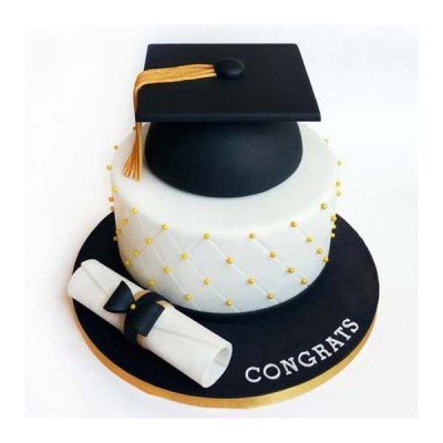 Elegant Graduation  3 kg Cake