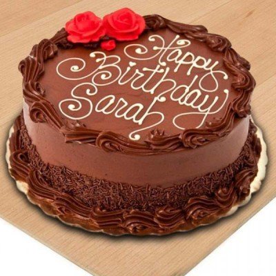 Beautiful Chocolate Birthday Cake