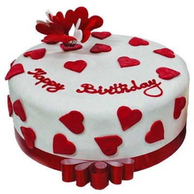 Heart Birthday Cake 1 kg