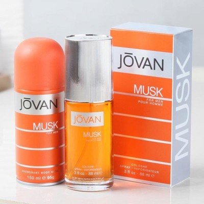 Jovan Musk EDT & Deodorant Gift Set for Men