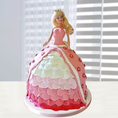 Stylish Barbie Doll Cake