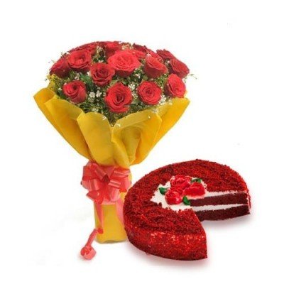 Red Love  Romance With Cake