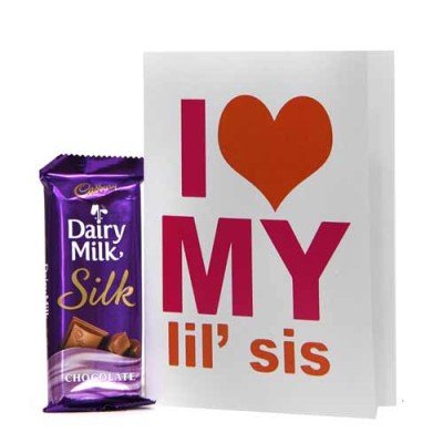 Greeting Card n Silk Chocolate