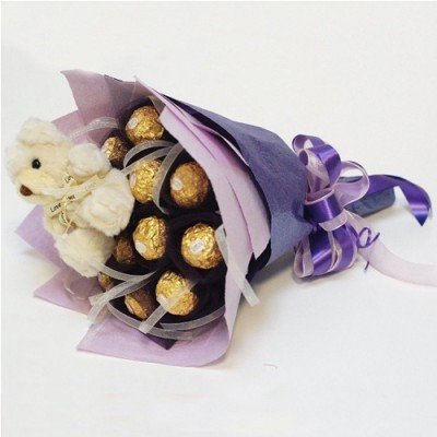 Online Gifts Delivery Chocolate Bouquet Arrangement