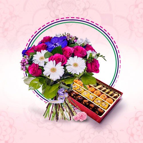 Karwa Chauth Flowers And Sweets Online
