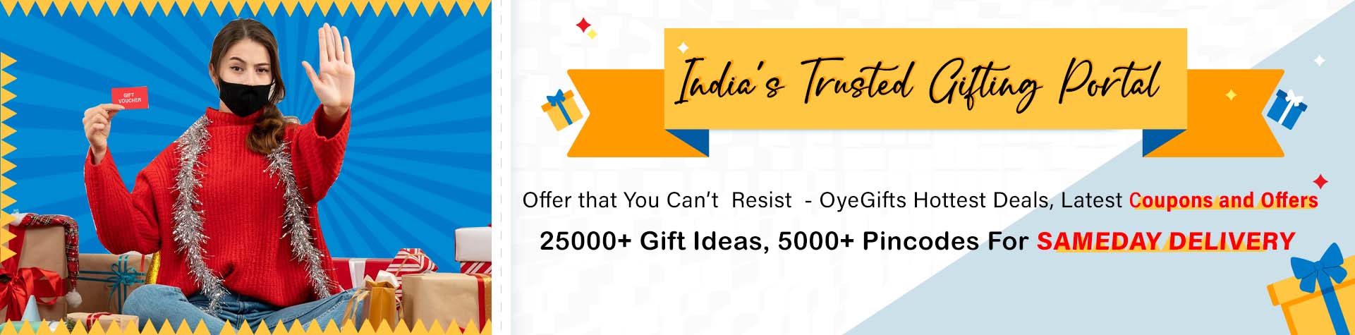 OyeGifts Coupons and Deals Online